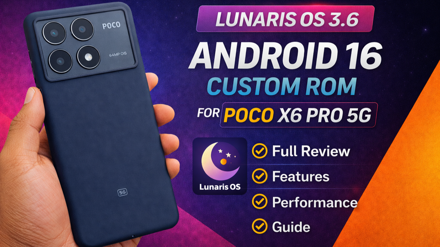Lunaris OS 3.6 for Poco X6 Pro 5G